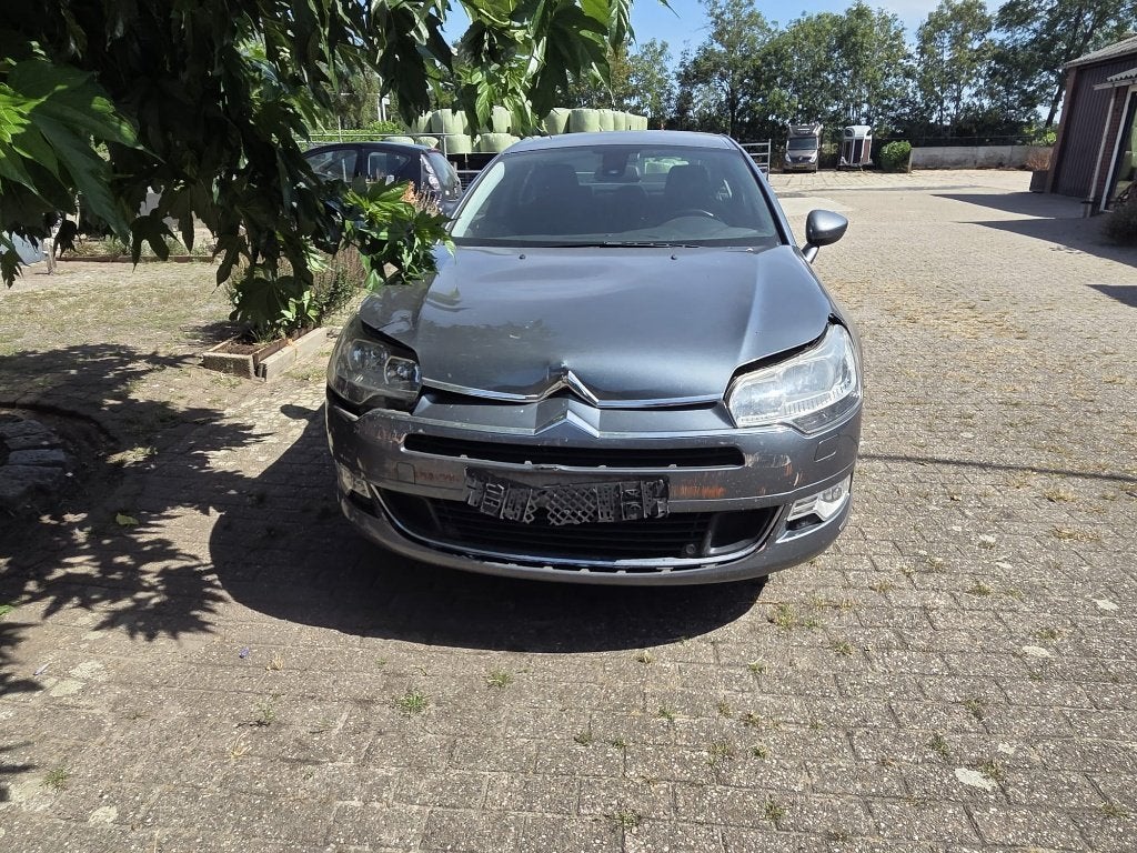 Citroën C5 1.6 THP 115KW 2010 Grijs, Voorwielaandrijving, Euro 5, Zwart, Leder en Stof