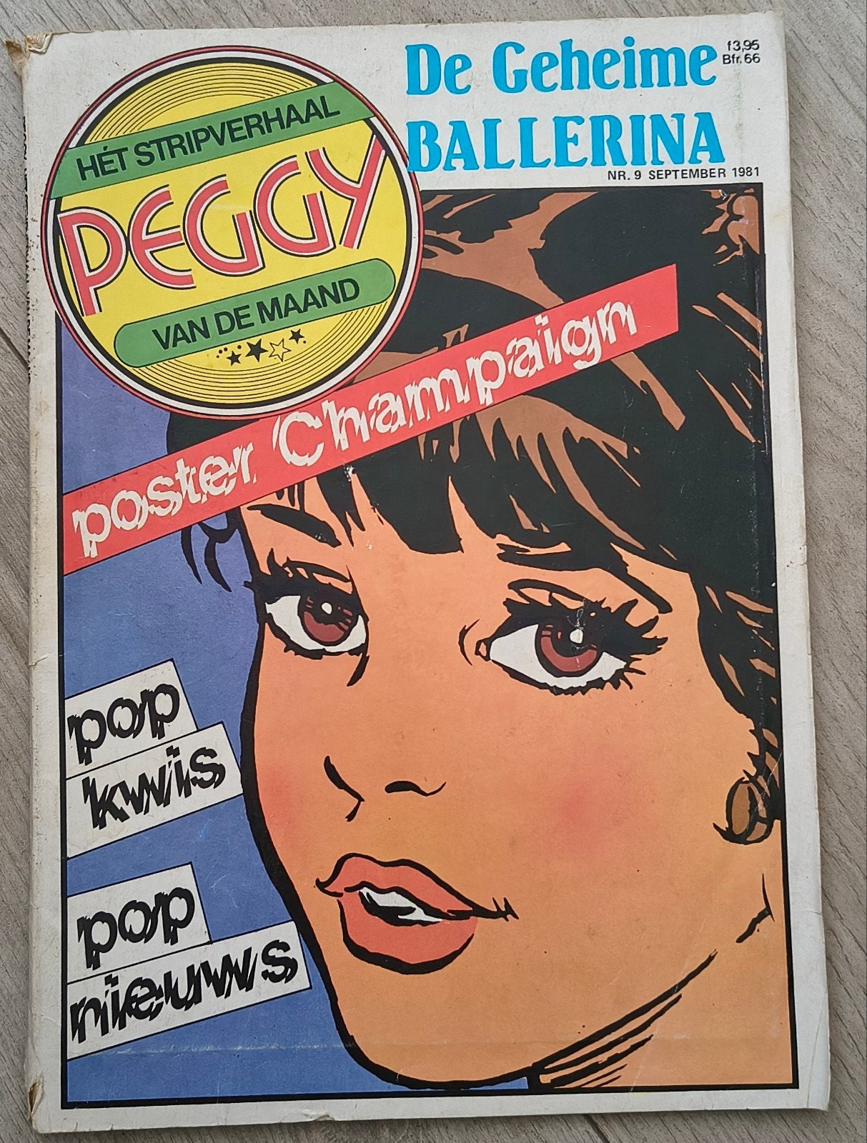 Peggy Het Stripverhaal van de Maand nr. 9 september 1981, Eén stripboek, Ophalen of Verzenden, Gelezen
