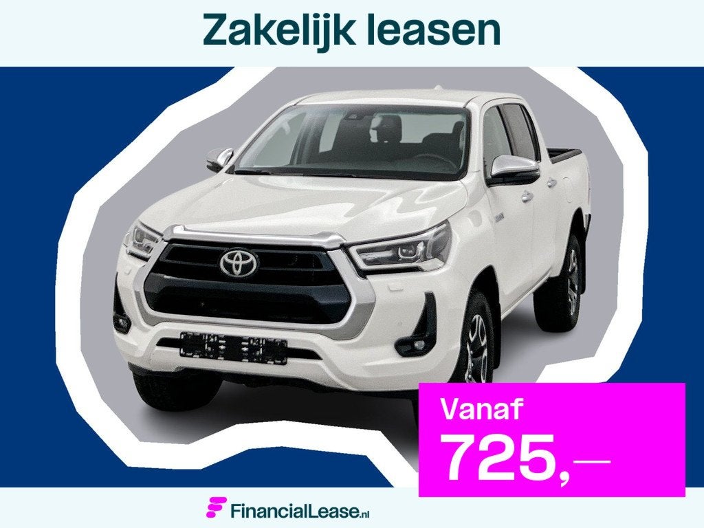 Toyota Hilux 2.8 D-4D Double Cab Professional 4x4 Navigatie, Auto's, Toyota, Bedrijf, Lease, Financial lease, Hilux, 4x4, ABS