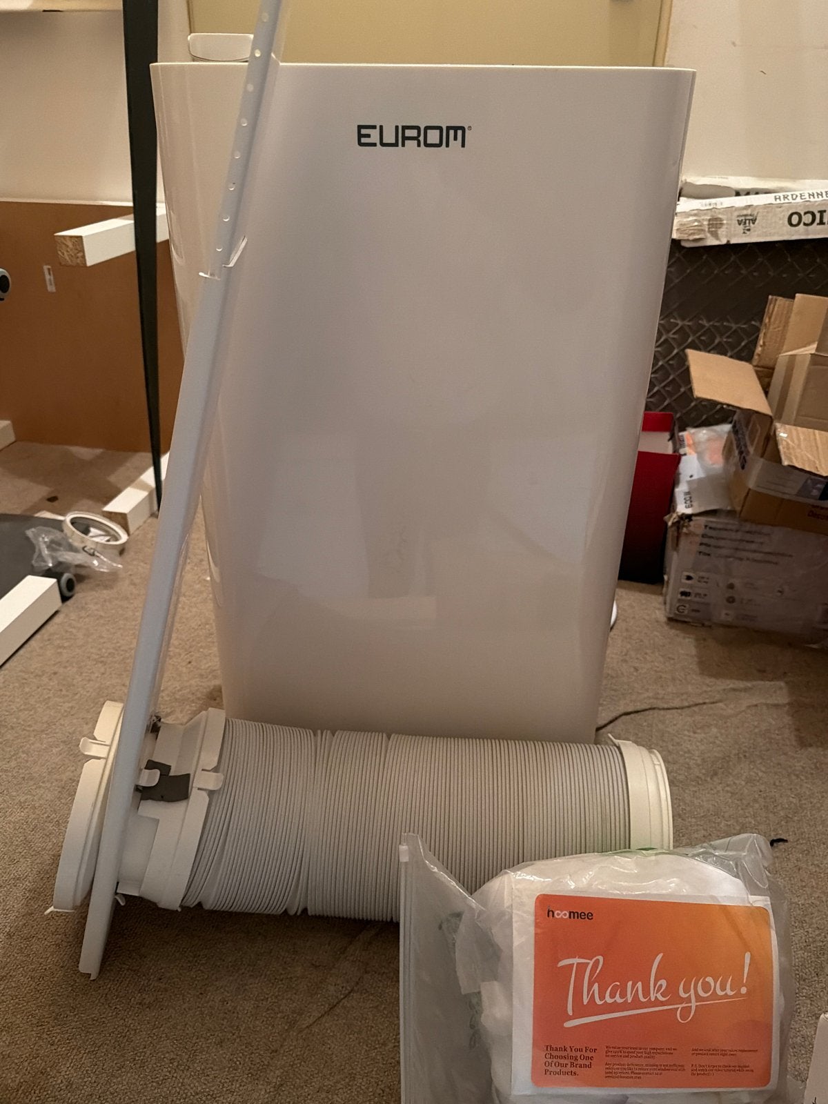 Eurom Coolsilent 90 Mobiele Airco - Zo goed als nieuw, Witgoed en Apparatuur, Airco's, Ophalen, Minder dan 60 m³, Timer, 3 snelheden of meer