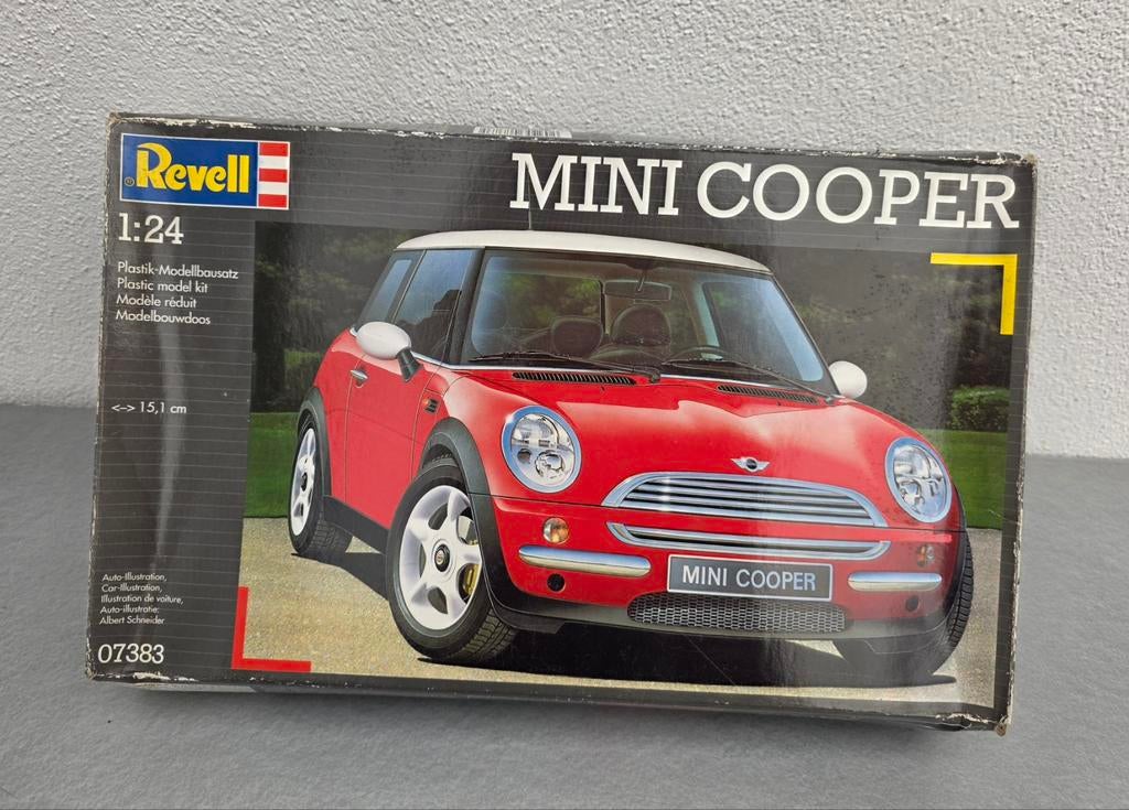 Revell Mini Cooper modelbouwdoos 1:24, Hobby en Vrije tijd, Modelauto's | 1:24, Ophalen of Verzenden, Auto, Revell