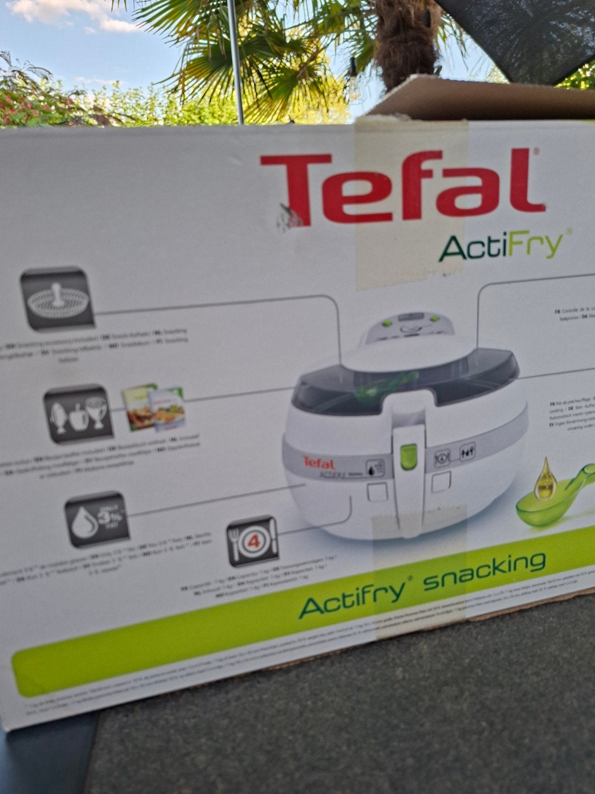 Tefal ActiFry Snacking Airfryer - Zo goed als nieuw, Ophalen, Zo goed als nieuw, Airfryer, Minder dan 750 gram