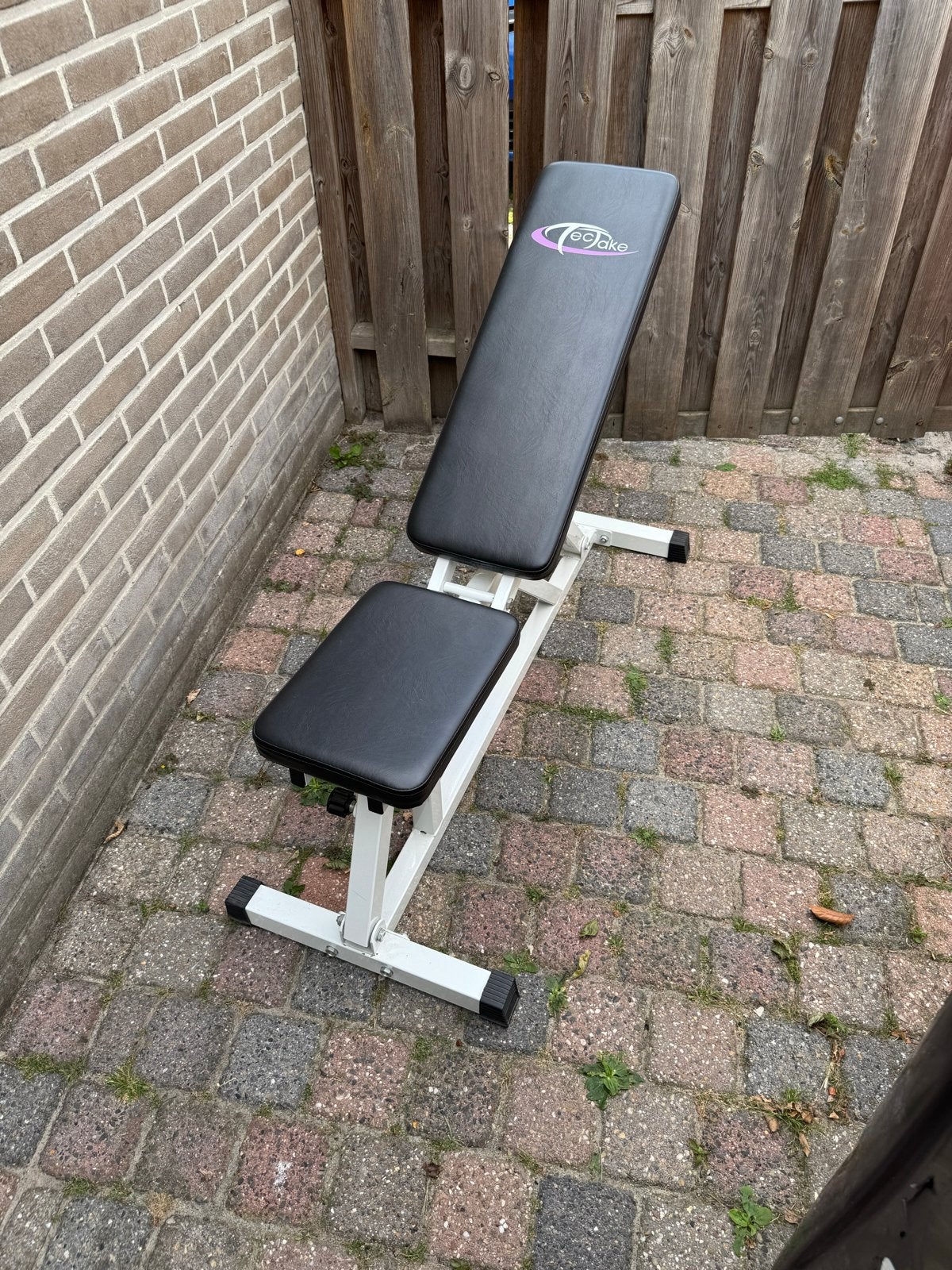 Verstelbare fitnessbank voor krachttraining, Ophalen, Gebruikt, Krachtstation, Armen