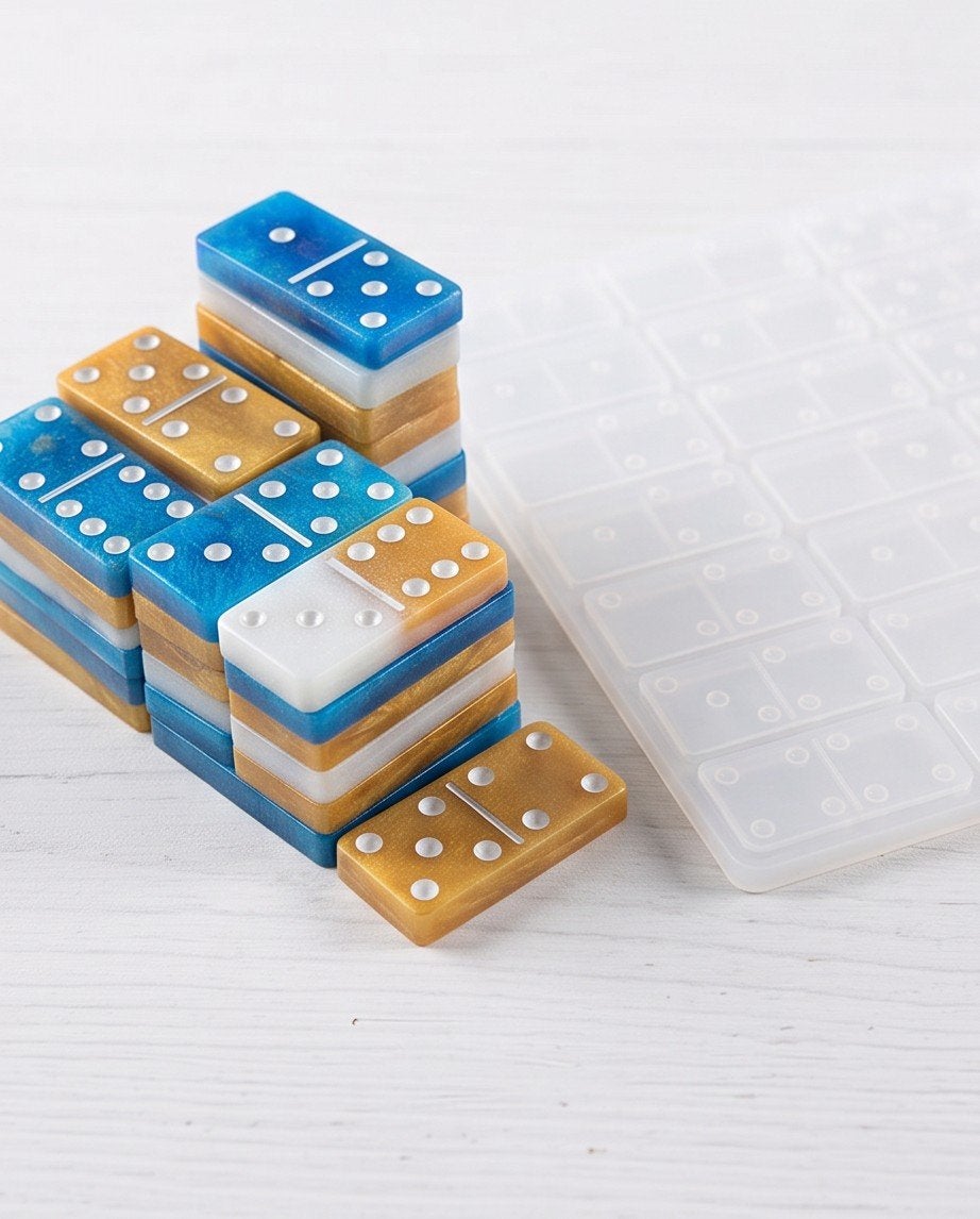 Siliconen mal voor domino's | epoxy, Overige thema's, Nieuw, Ophalen of Verzenden, Kunststof