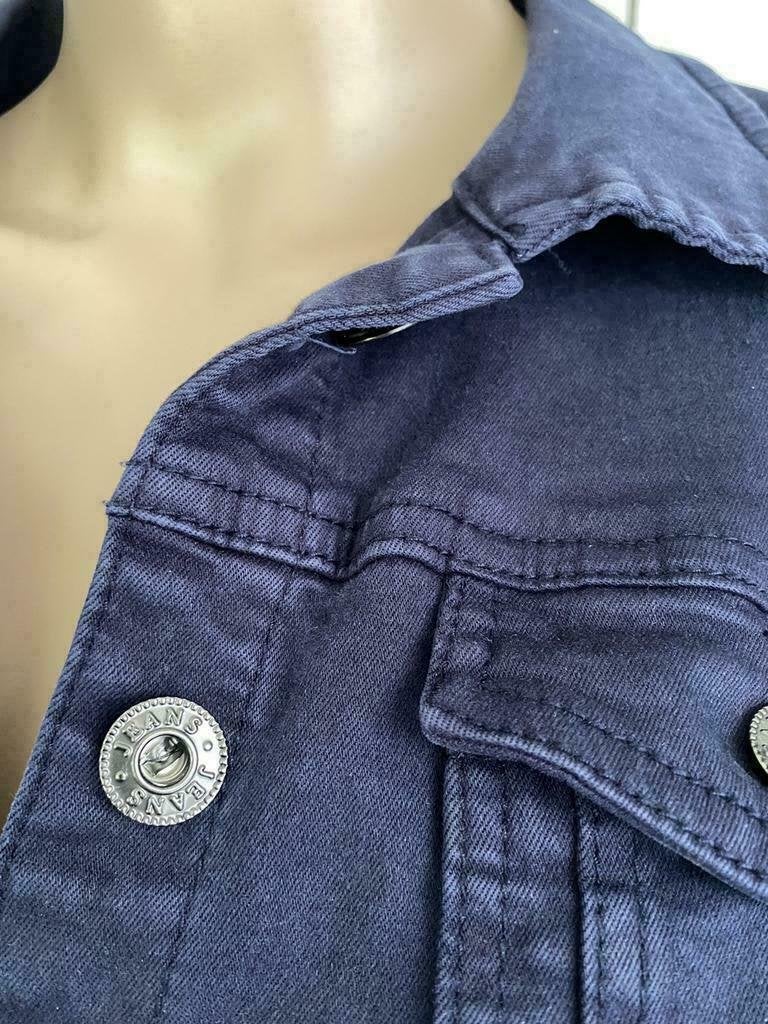 F1078 Nieuw: Zac & Zoe maat S=36 spijkerjasje jasje jeans, Kleding | Dames, Blauw, Nieuw, Ophalen of Verzenden, Jasje