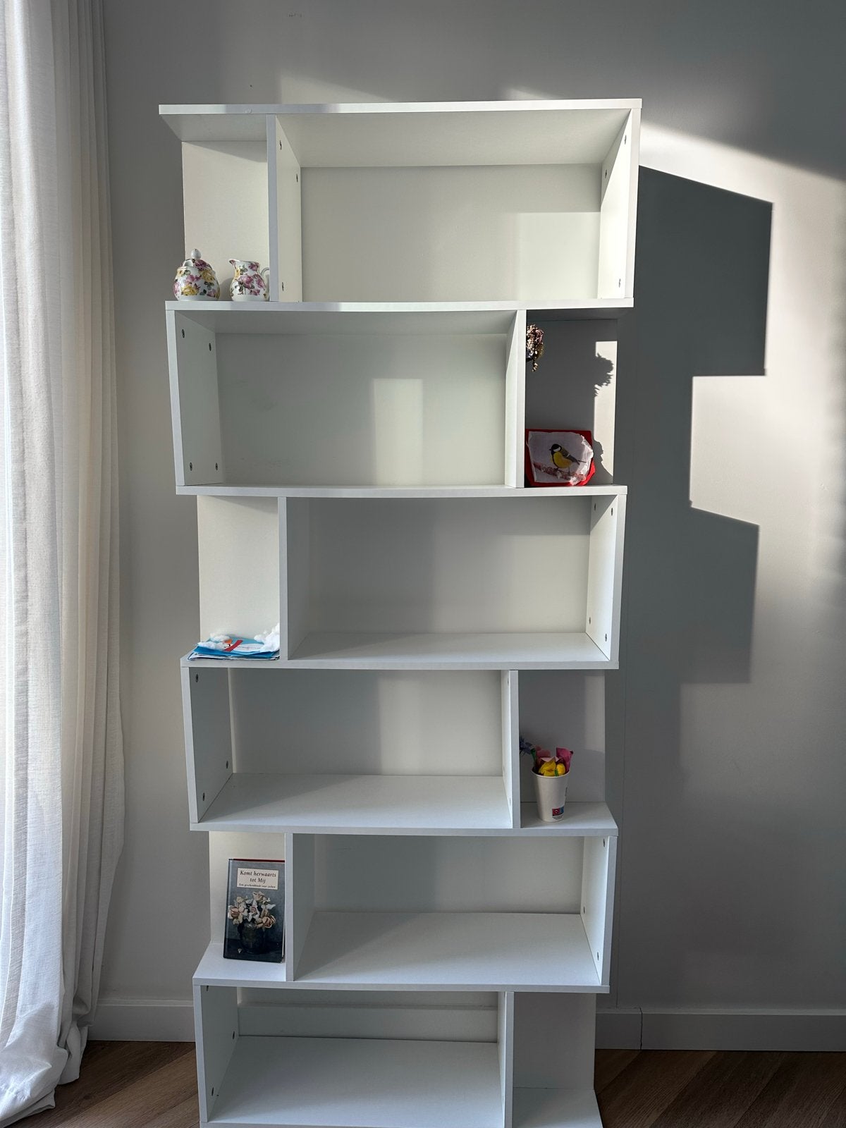 Witte boeken kastje - Gebruikt maar in goede staat, Met plank(en), Gebruikt, Wit, Minder dan 25 cm