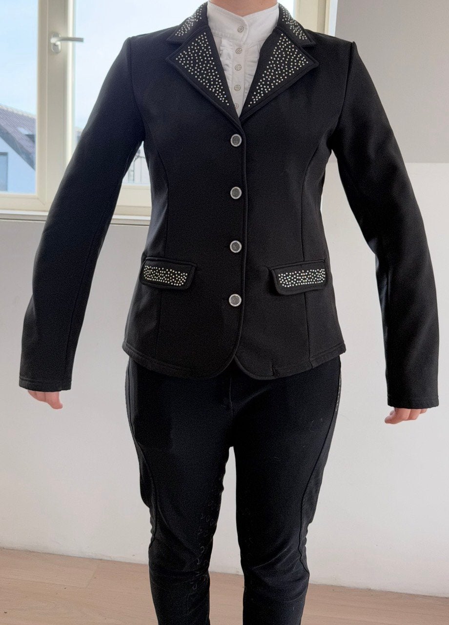 Wedstrijd jasje met glitters, Dieren en Toebehoren, Ophalen of Verzenden, Zo goed als nieuw, Dressuur, Bovenkleding