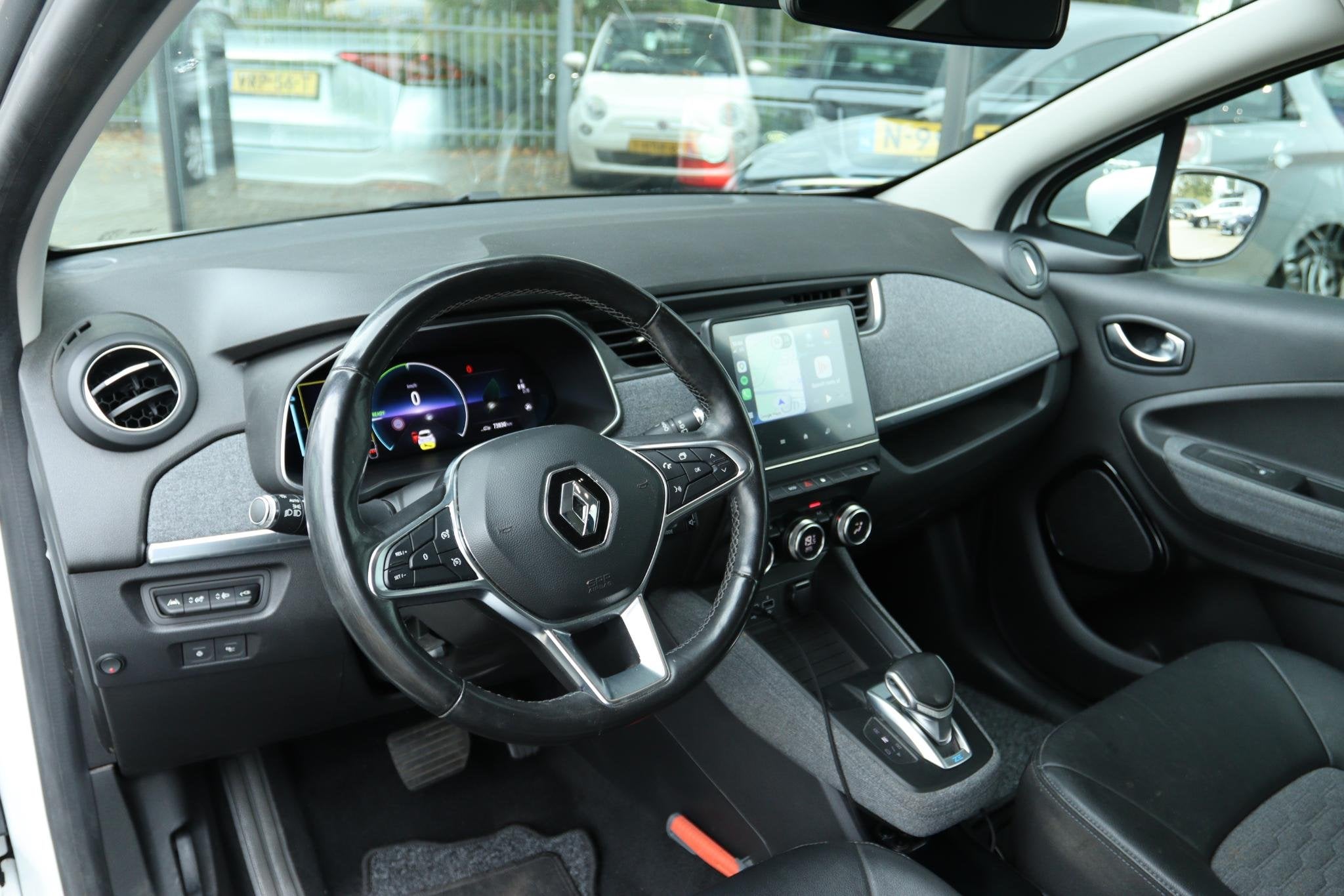 RENAULT ZOE R135 INTENS 52 KWH SOH 93.8% | KOOPACCU | CARPLA, 136 pk, Gebruikt, Wit, Origineel Nederlands