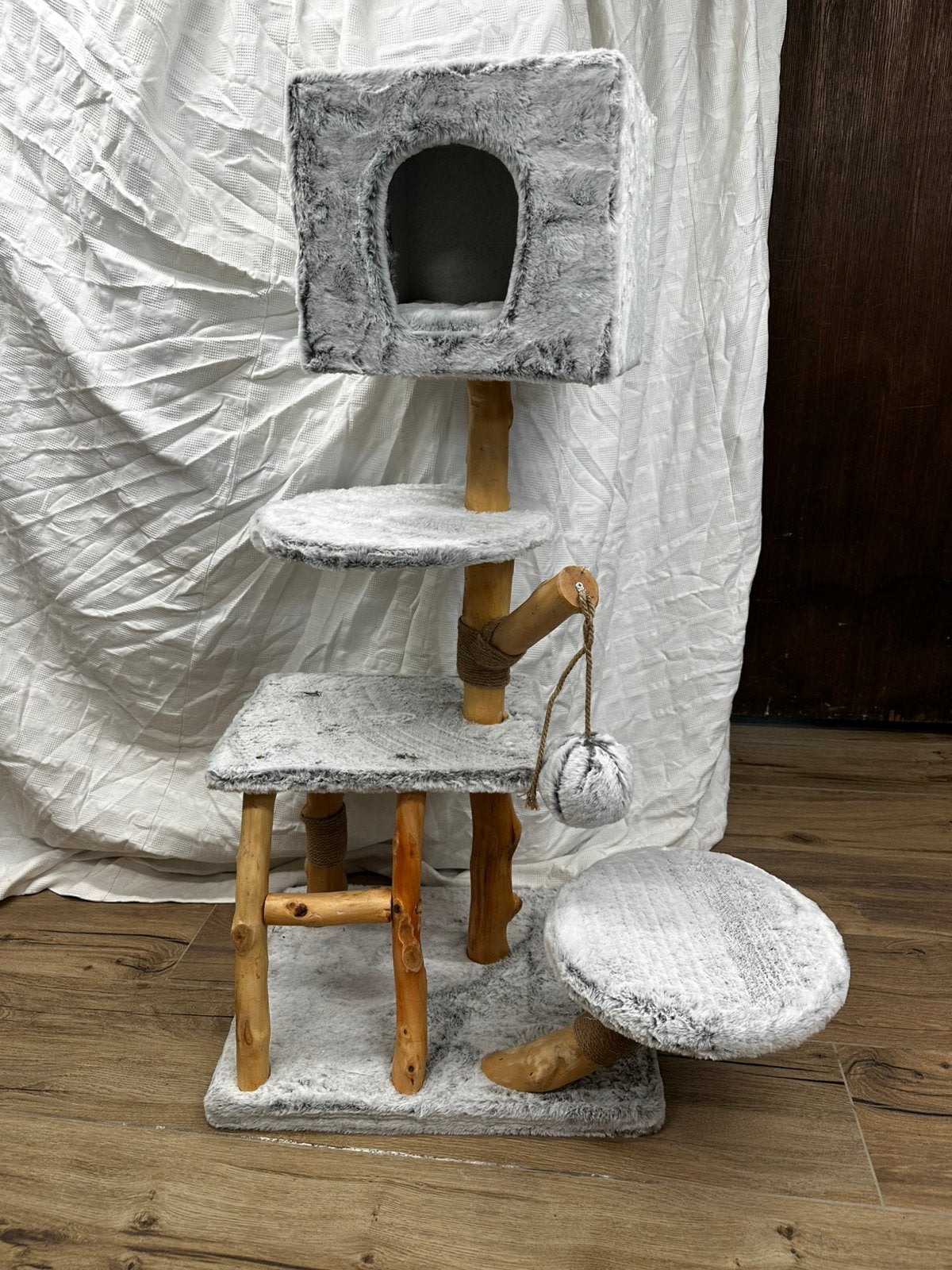 Krappaal 127cm hoog, nieuw, Dieren en Toebehoren, Ophalen, Zo goed als nieuw, Krabpaal