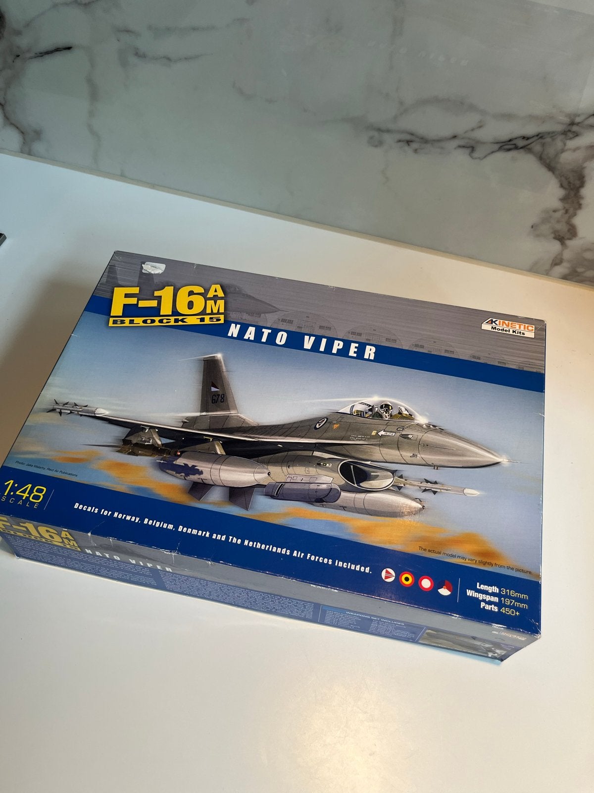 Kinetic Model Kits F-16AM Block 15 NATO Viper 1:48, Hobby en Vrije tijd, Overige merken, Nieuw, Ophalen of Verzenden, Groter dan 1:72