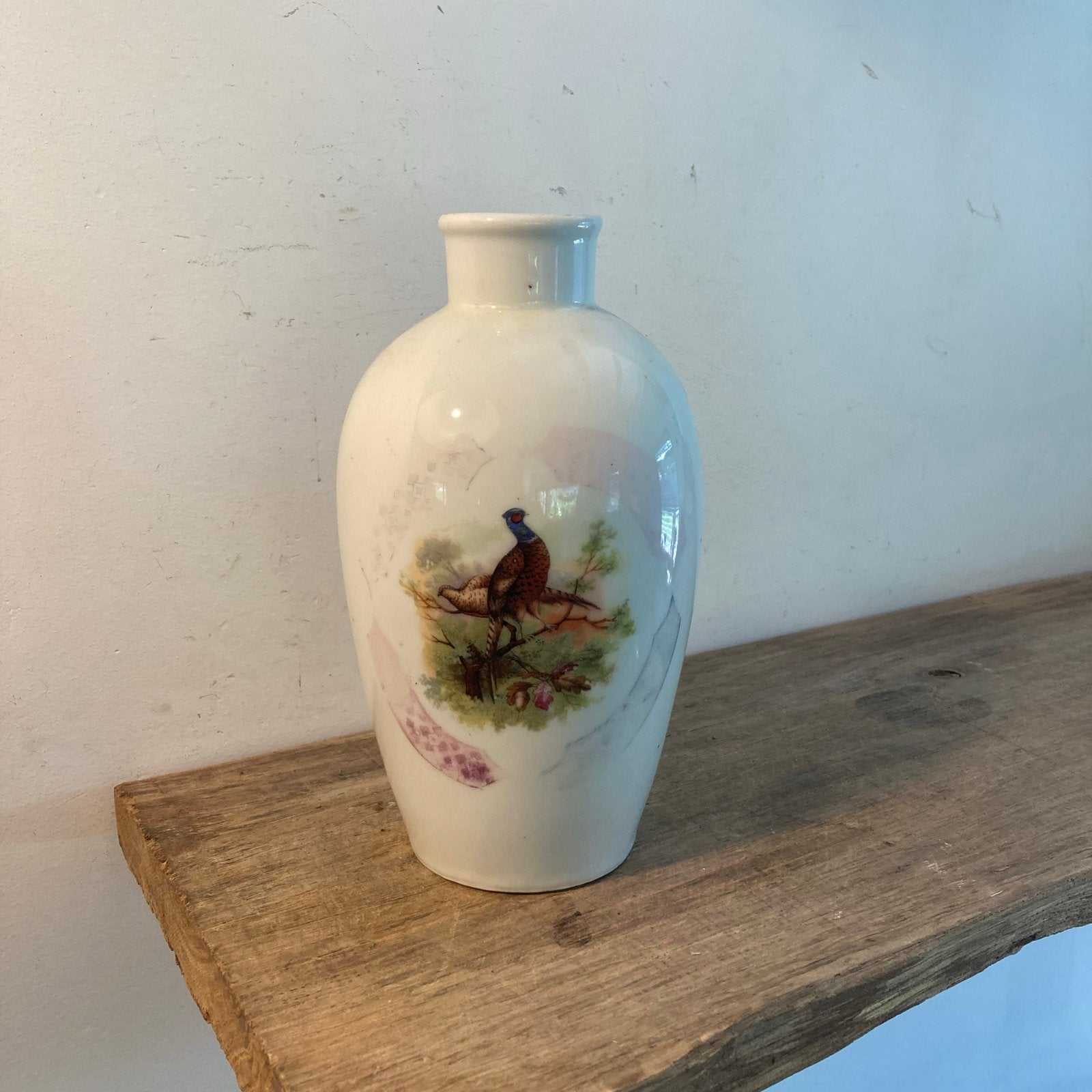 Antieke Chinese Vaas met Fazant Decoratie - Jaartal 1776, Ophalen of Verzenden
