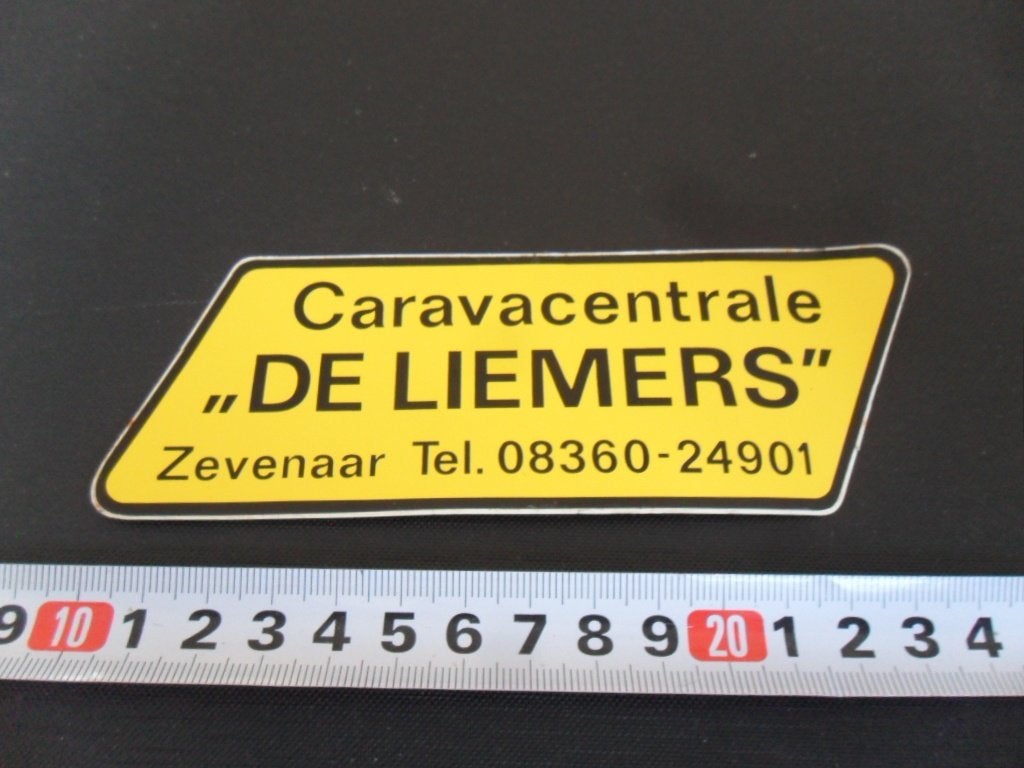 sticker Zevenaar Caravancentrale DE LIEMERS 08360-24901, Ophalen, Zo goed als nieuw