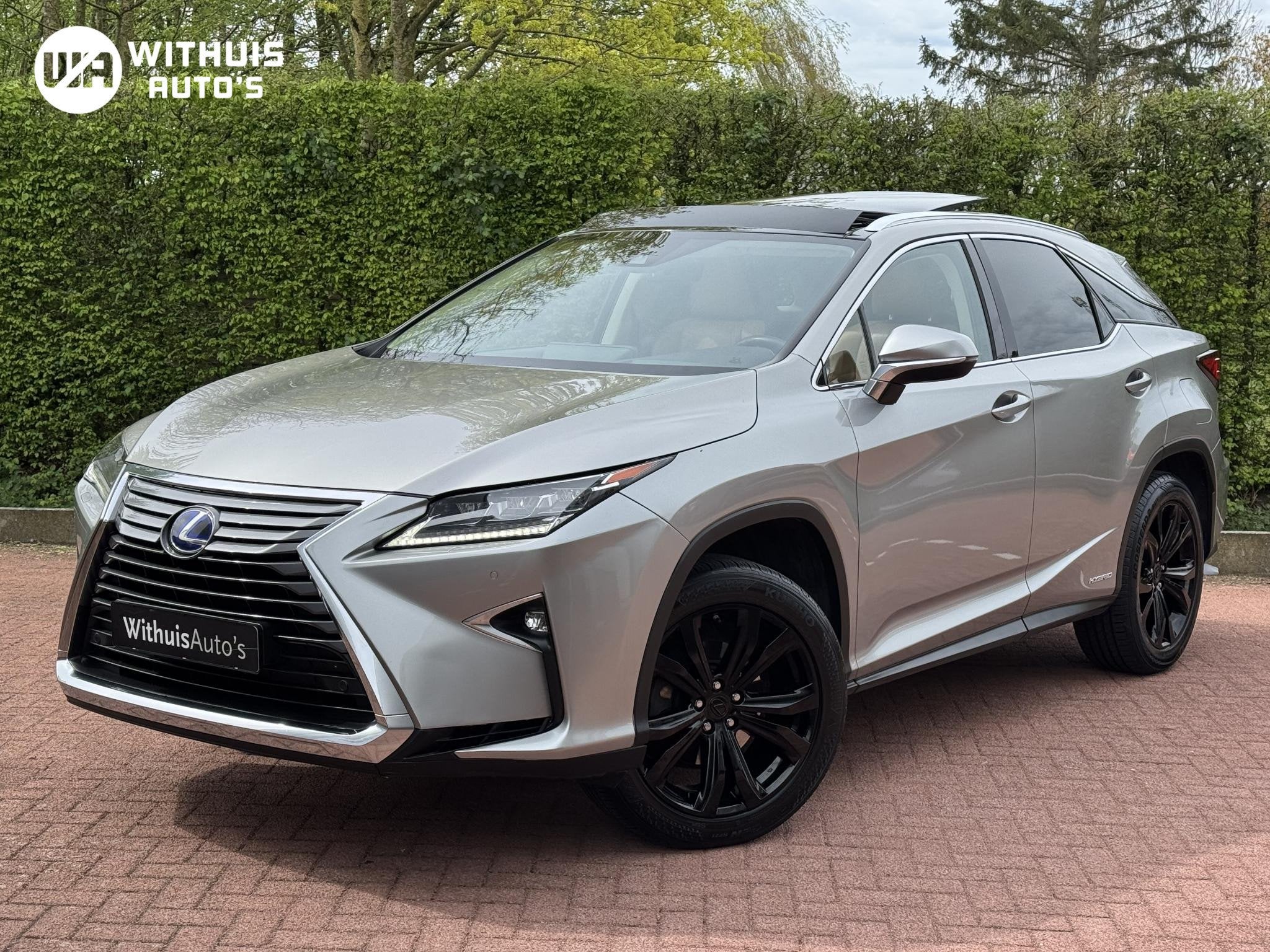 Lexus RX 450h 4WD Panoramadak Head up Display Garantie, Auto's, Lexus, Automaat, Euro 5, Gebruikt, Leder