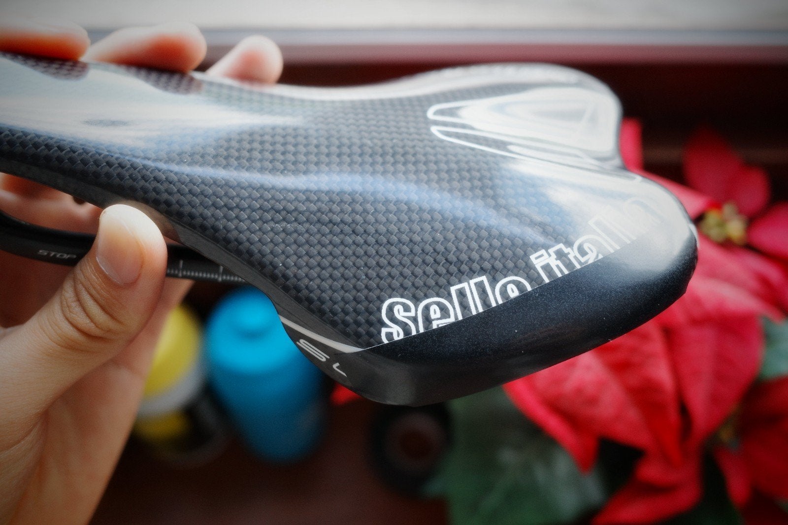 Selle Italia SLR tekno carbon zadel 90 grams, Racefiets, Ophalen of Verzenden, Zo goed als nieuw, Selle Italia