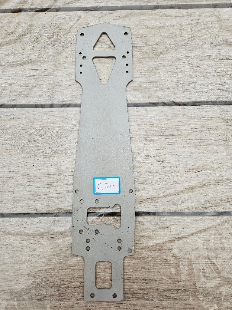 Alu chassis Serpent Quattro licht grijs, Ophalen of Verzenden, Zo goed als nieuw, Auto onroad, Nitro