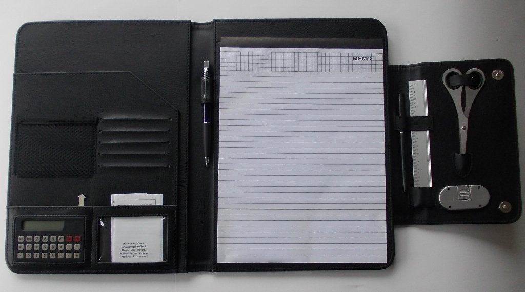 Werk/schrijfmap + Parker Frontier balpen (nieuw model), Diversen, Schrijfwaren, Ophalen of Verzenden, Nieuw