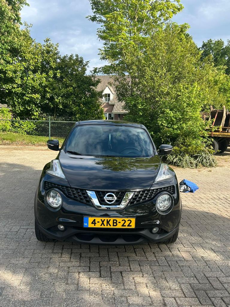 Nissan Juke 1.2 Dig-t 2014 Zwart, Auto's, Nissan, Voorwielaandrijving, Stof, 1250 kg, Zwart