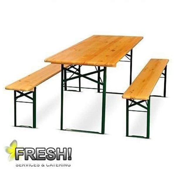 Biertafels bierbanken te huur maten 2.20 en 1.80cm bij Fresh, Hobby en Vrije tijd, Ophalen of Verzenden, Nieuw, Overige