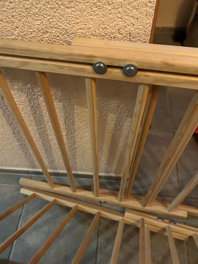 Houten traphekje - Schroefhekje, Kinderen en Baby's, Traphekjes, Ophalen, Gebruikt, Schroefhekje, Hout