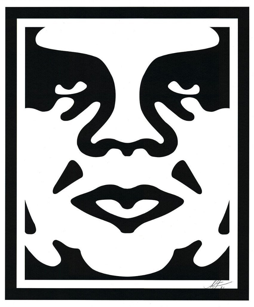 Shepard Fairey(1970) Offset Lithografie "Obey Cream" Ges Ged, Antiek en Kunst, Personages en Fantasiefiguren, Gelimiteerde oplage