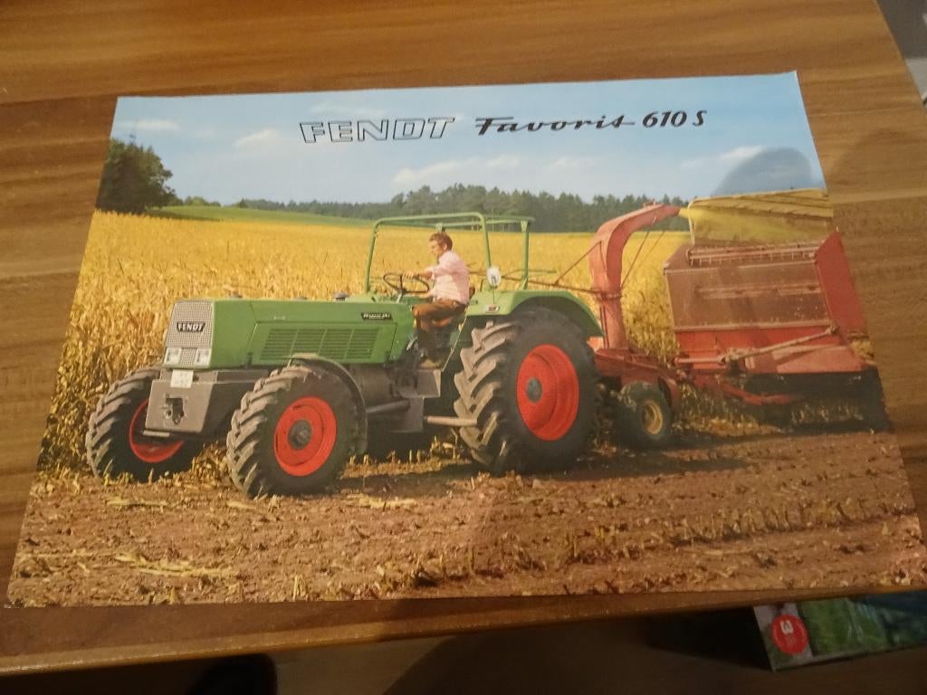 Fendt Favorit 610S EN 612S folders, Ophalen of Verzenden, Nieuw, Folder