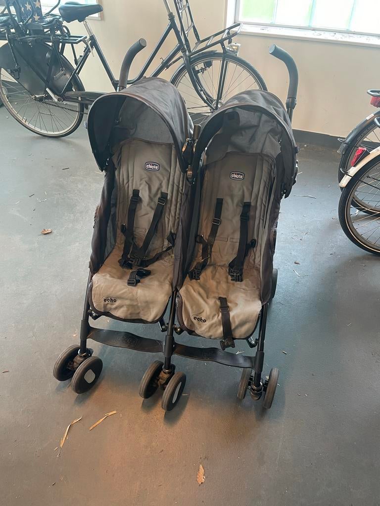 Chicco Echo Duowagen - Comfortabel en Compact, Kinderen en Baby's, Buggy's, Ophalen of Verzenden, Zo goed als nieuw, Overige merken