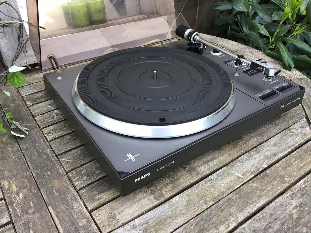 ✅INCL GARANTIE, PLUG-AND-PLAY, PHILIPS 777, GP401 & NAALD👍, Ophalen of Verzenden, Gebruikt, Platenspeler, Philips