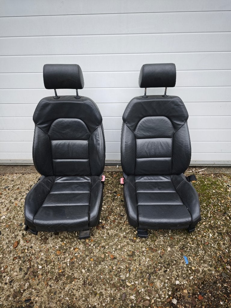 Lederen voorstoelen Audi (gebruikt), Auto-onderdelen, Ophalen, Gebruikt, Audi