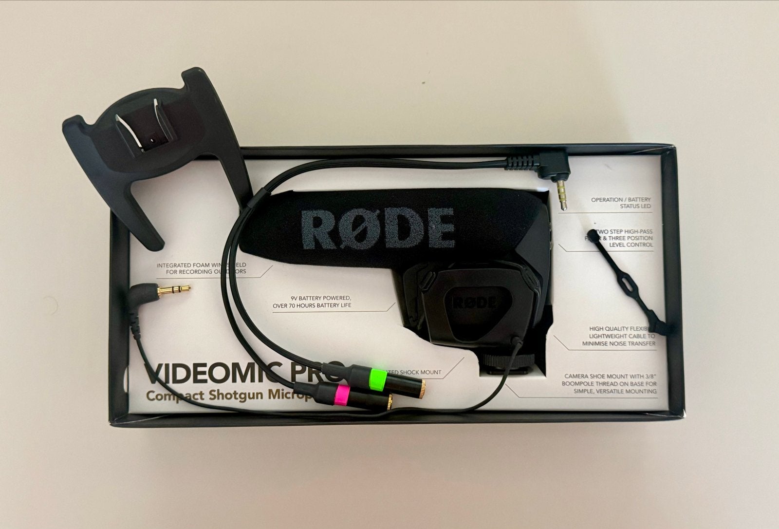 Rode VideoMic Pro Compact Shotgun Microfoon, Overige typen, Minder dan 8x, Externe microfoon, Ophalen