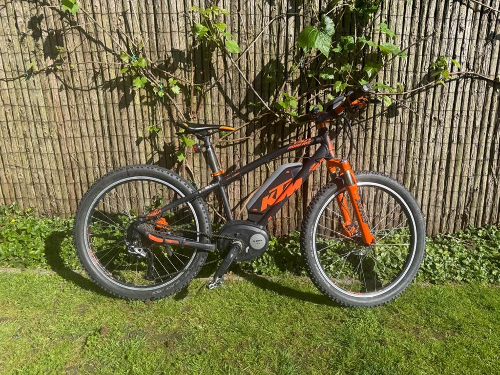 KTM Macina mini me met Bosch PowerPack 400 34 cm, Overige merken, Gebruikt, Ophalen of Verzenden, Minder dan 47 cm