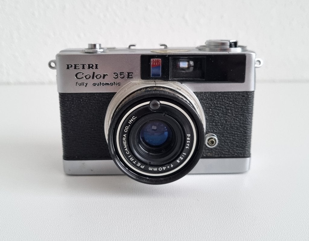 Petri Color 35E 35mm Compact Rangefinder Camera, Audio, Tv en Foto, Fotocamera's Analoog, Ophalen of Verzenden, Gebruikt, Compact