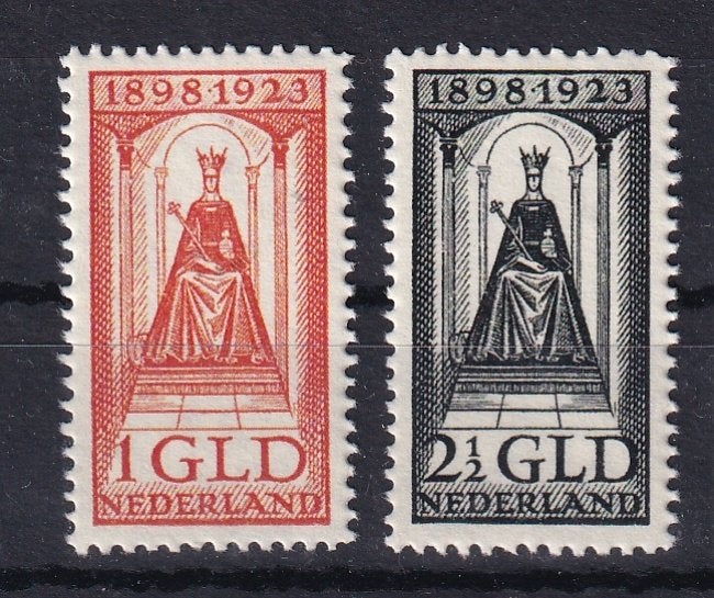D204A) 1923 NL Nr 129/130 €685,00 MNH geen garantie, Verzenden, T/m 1940, Postfris