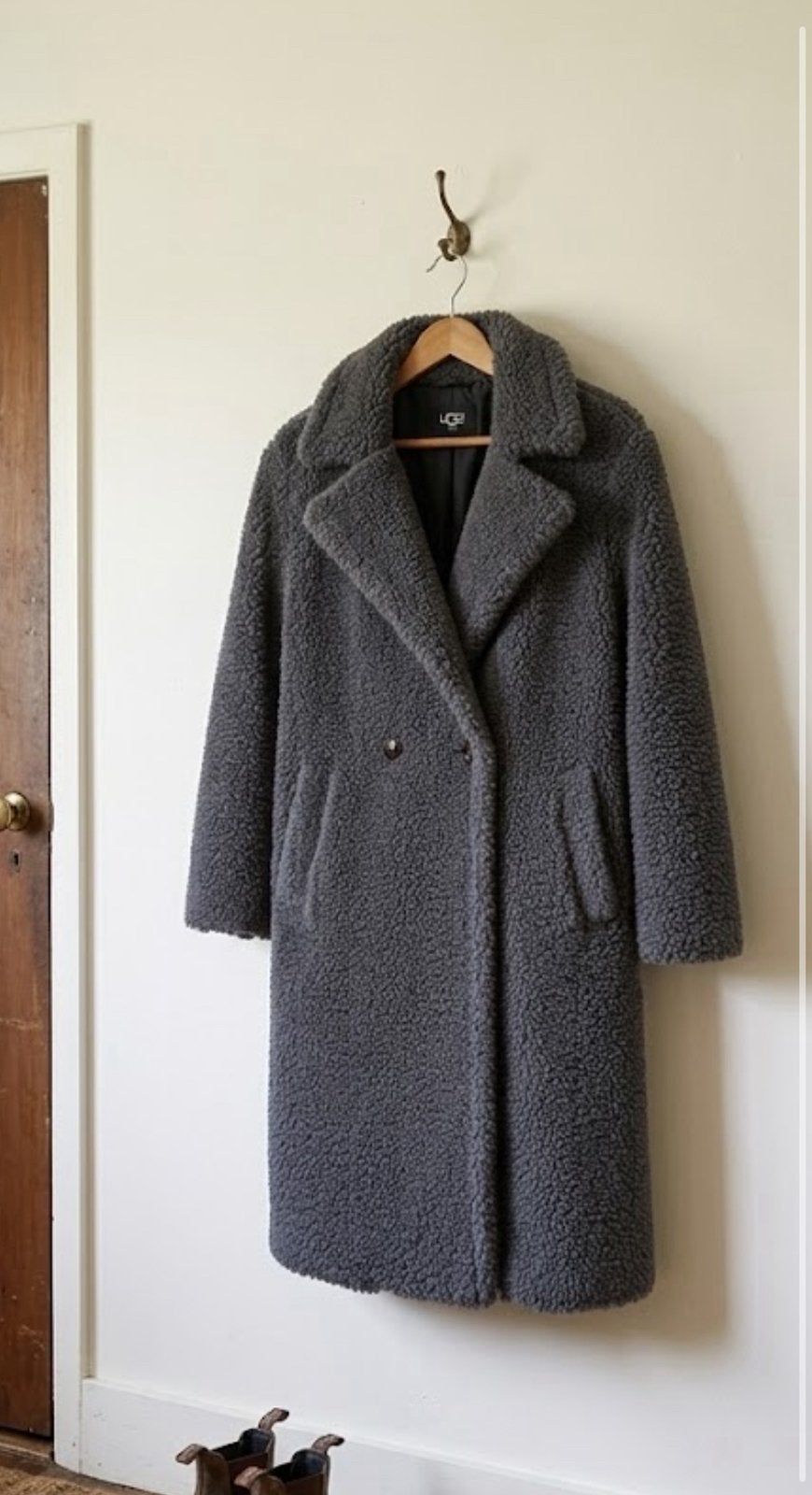 Winterjas dames maat s van het merk Ugg, Ophalen of Verzenden, Gedragen, Maat 36 (S), Grijs
