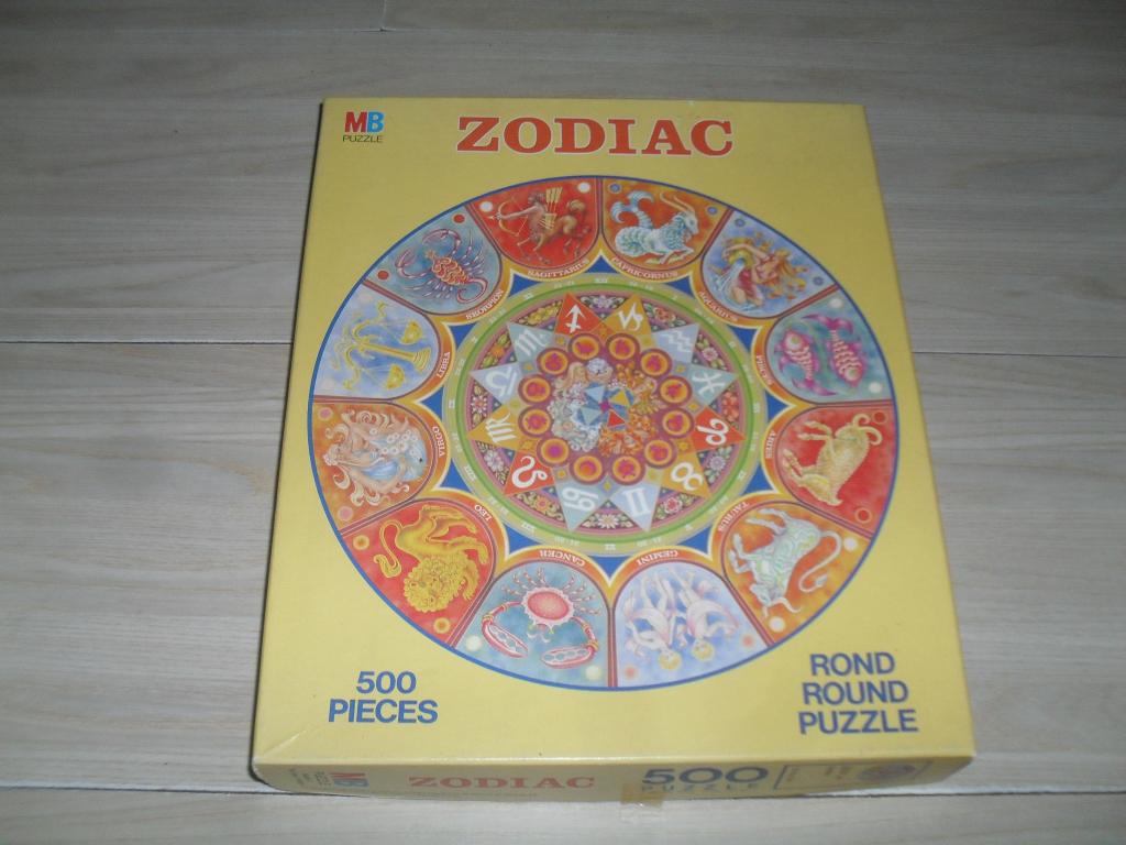 Zodiac ronde puzzle 500 stukjes, Ophalen, 500 t/m 1500 stukjes, Gebruikt, Legpuzzel
