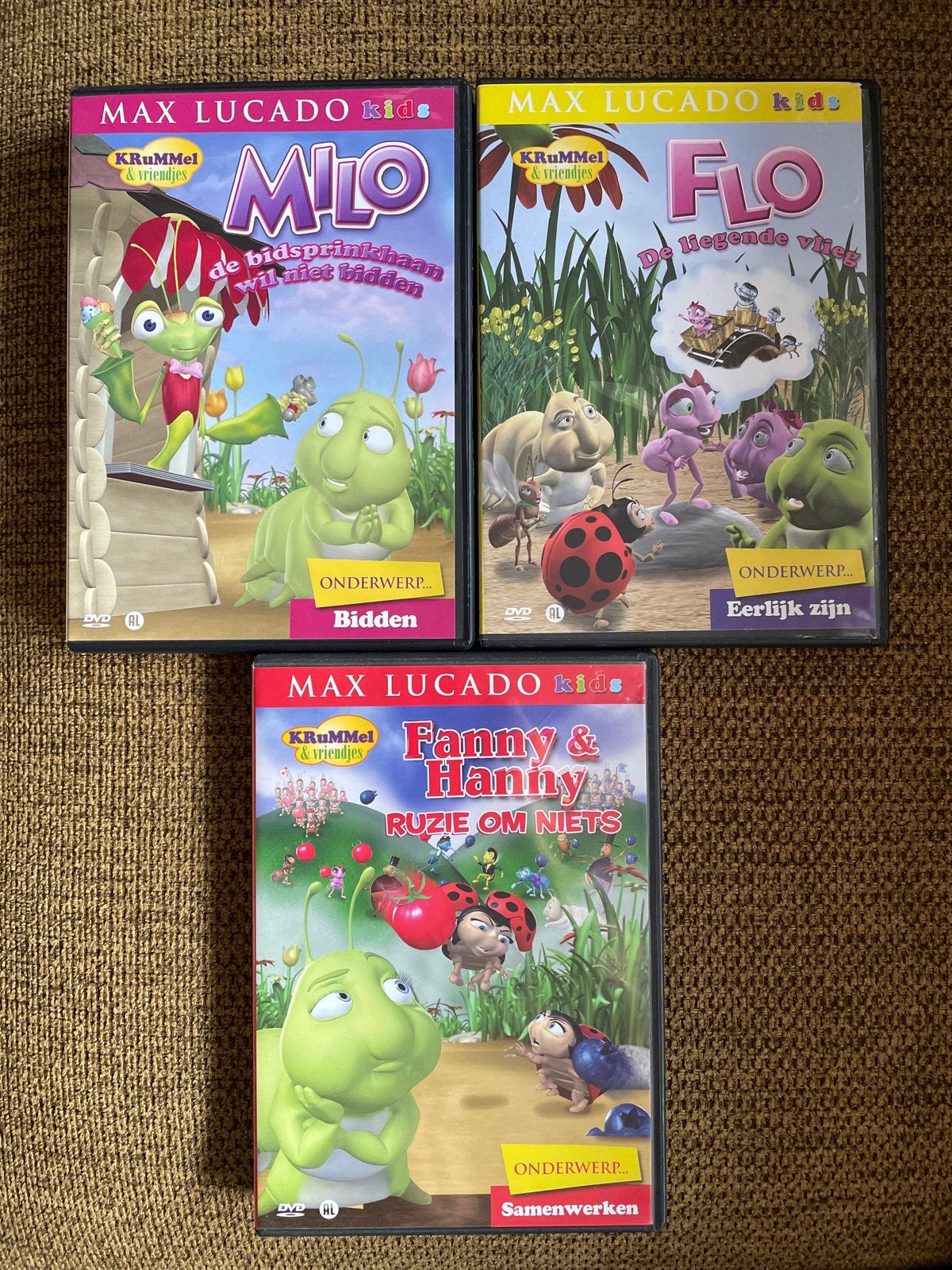Max Lucado- Krummel & Vriendjes - Milo -Flo - Fanny en Hanny, Alle leeftijden, Nederlands, Zo goed als nieuw, Familie
