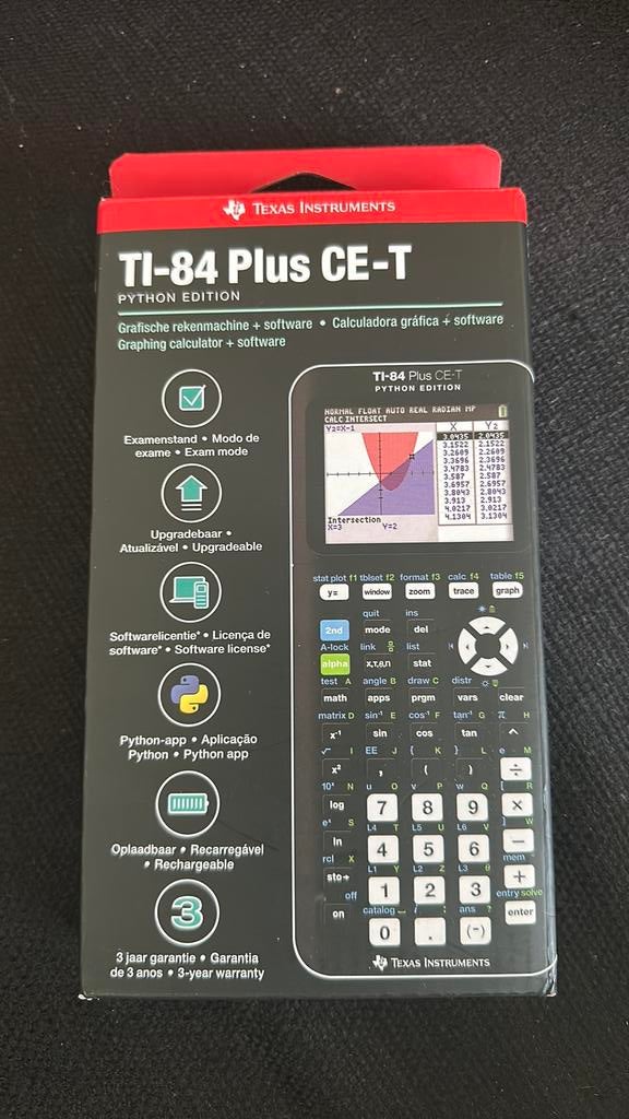 De Texas Instruments TI-84 Plus CE-T Python Edition, Diversen, Ophalen, Grafische rekenmachine, Nieuw