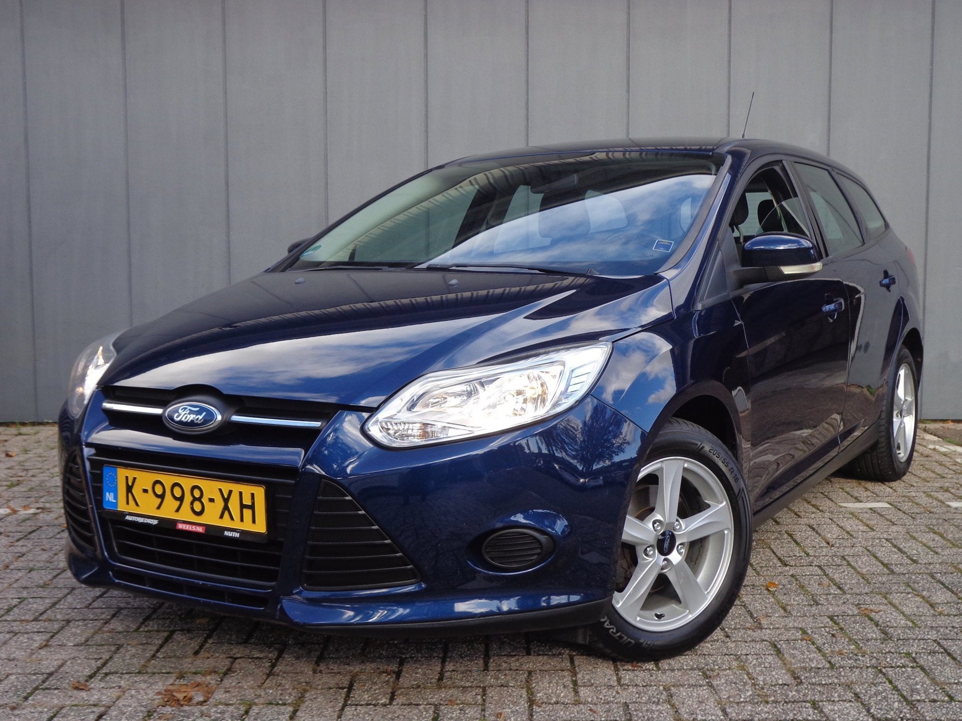 Ford Focus Wagon 1.6 TI-VCT Trend met Onderhoudshistorie, Auto's, Gebruikt, 4 cilinders, Verwarmde buitenspiegels, Blauw