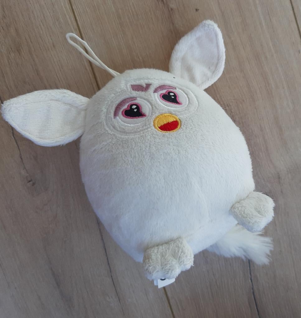Witte furby knuffel, Ophalen of Verzenden, Zo goed als nieuw, Overige typen