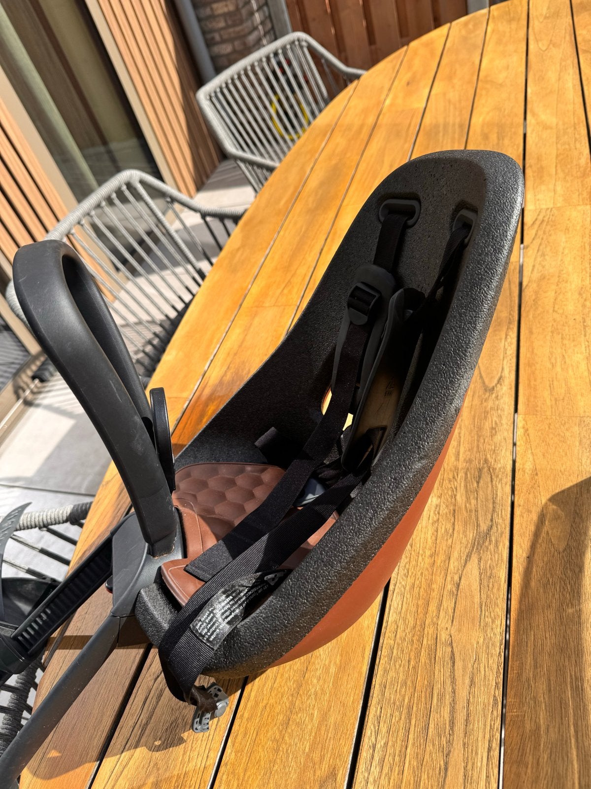 Thule Yepp Nexxt Mini Fietszitje met Windscherm, Fietsen en Brommers, Ophalen of Verzenden, Zo goed als nieuw, Voorzitje