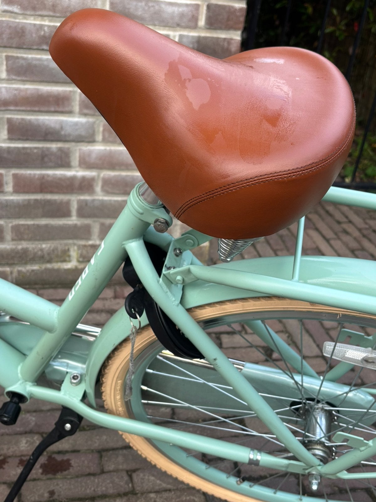Spirit mintgroene transportfiets meisjesfiets 26 inch, Spirit, ?, ?, Zo goed als nieuw