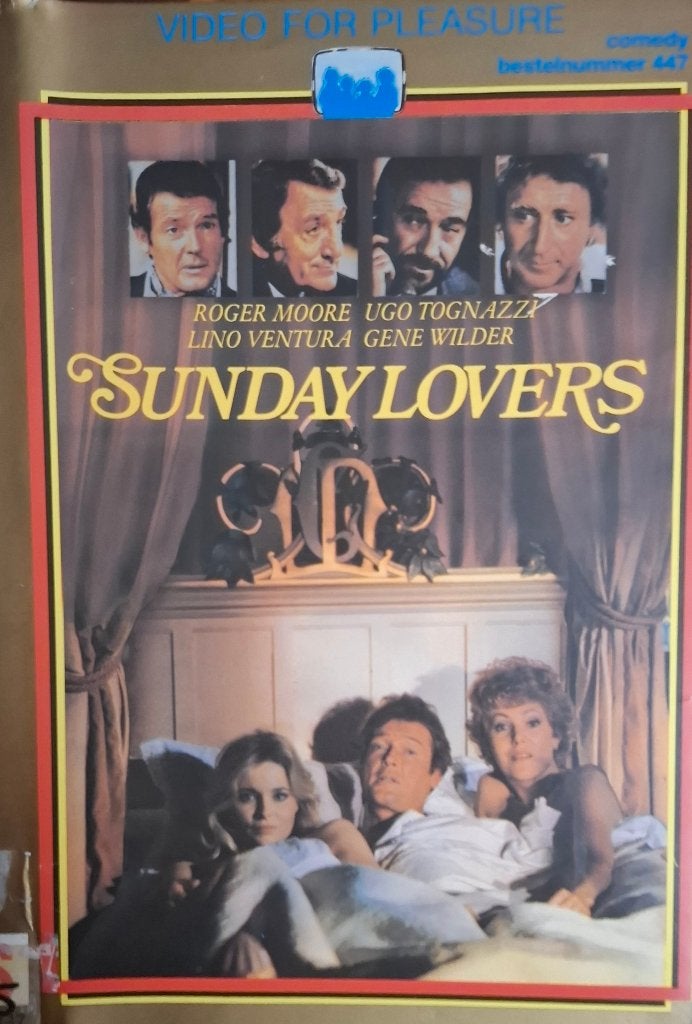 Sunday Lovers - VHS - Video for Pleasure 446, Engels, Vanaf 16 jaar, Ophalen of Verzenden, Zo goed als nieuw