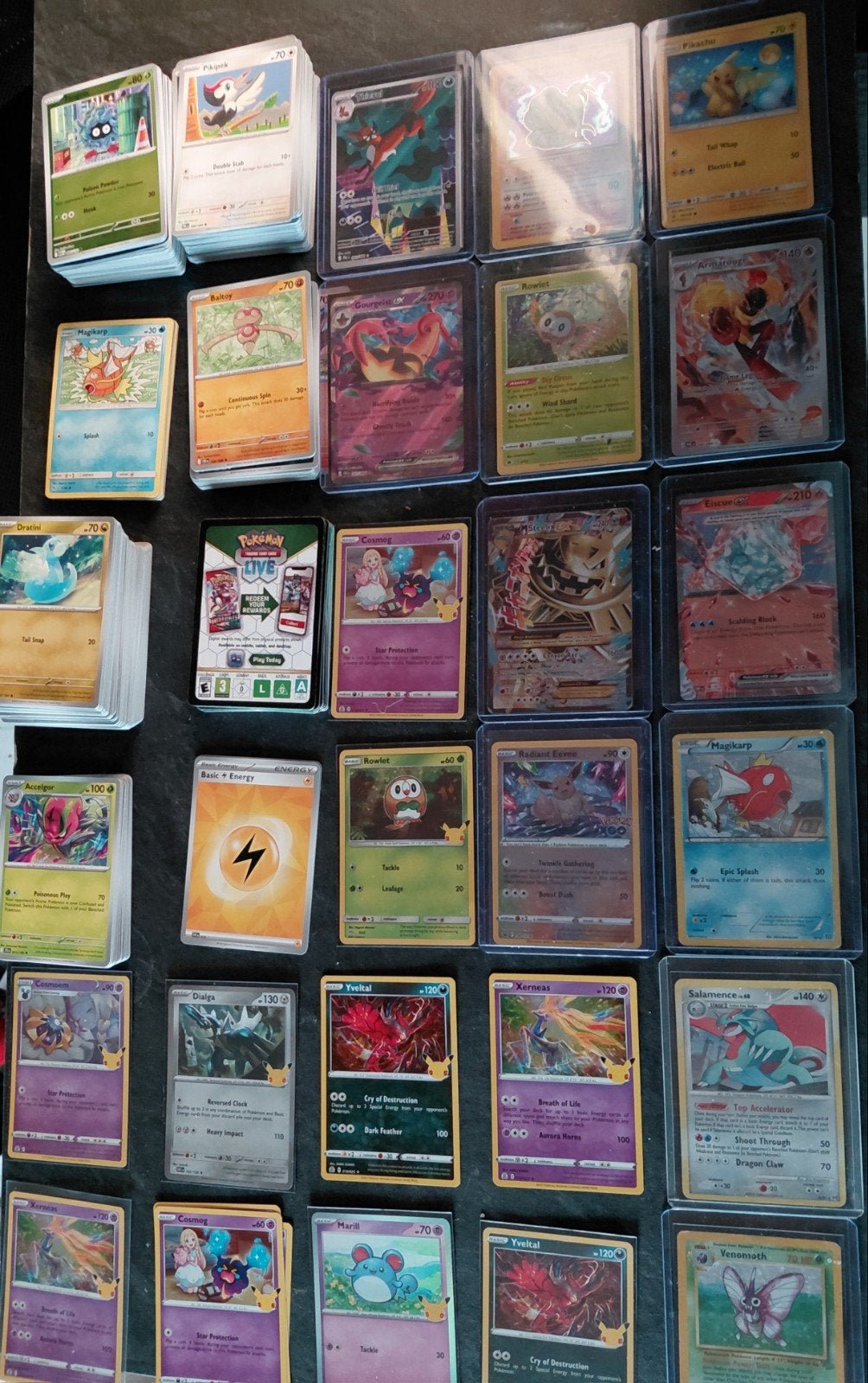 Grote collectie pokemon kaarten (alles in 1x kopen!), Ophalen of Verzenden, Zo goed als nieuw, Meerdere kaarten, Foil