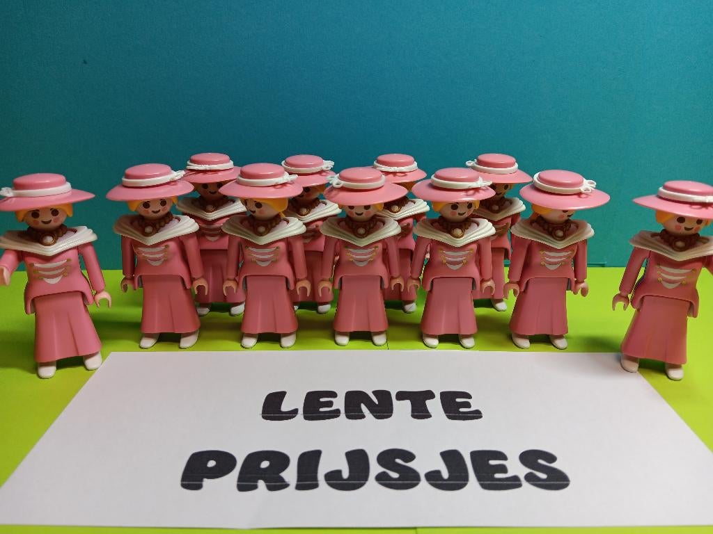 Playmobil Poppetjes ROZE DAME ** LENTE PRIJSJE ** 0,99, Verzenden, Zo goed als nieuw, Los playmobil