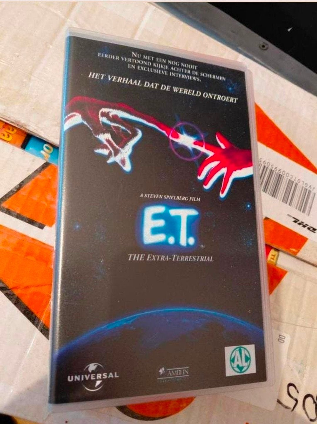 E.T the extra terrestrial videoband., Cd's en Dvd's, Ophalen of Verzenden, Gebruikt, Science Fiction en Fantasy, VHS