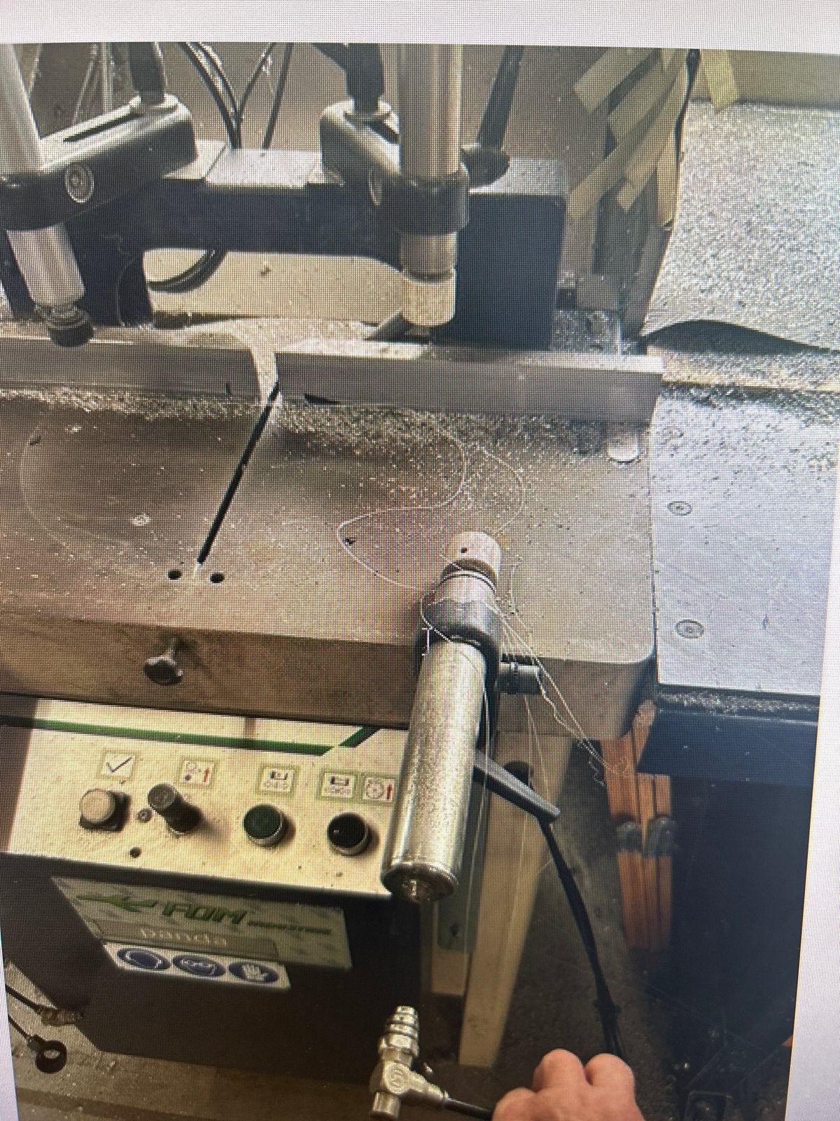 FOM Industrie Panda Freesmachine voor Aluminium, Ophalen