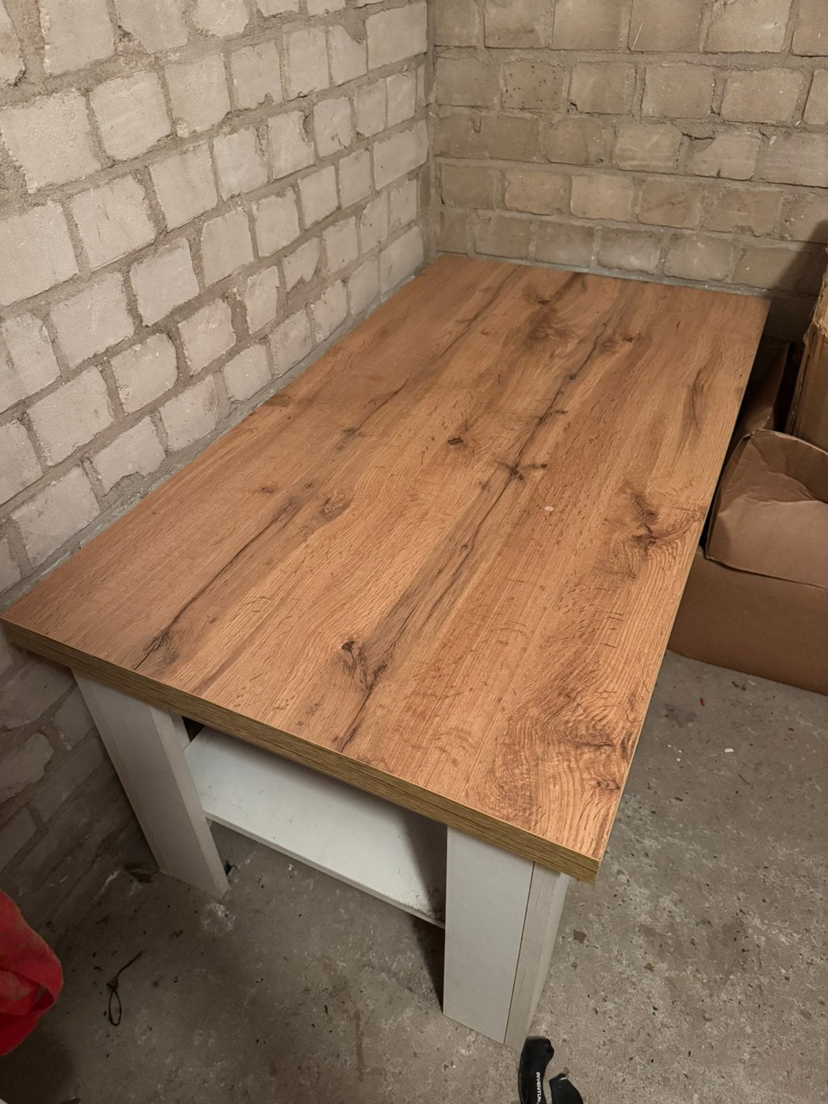 Salon tafel Jysk, Huis en Inrichting, Ophalen, Zo goed als nieuw, Rechthoekig