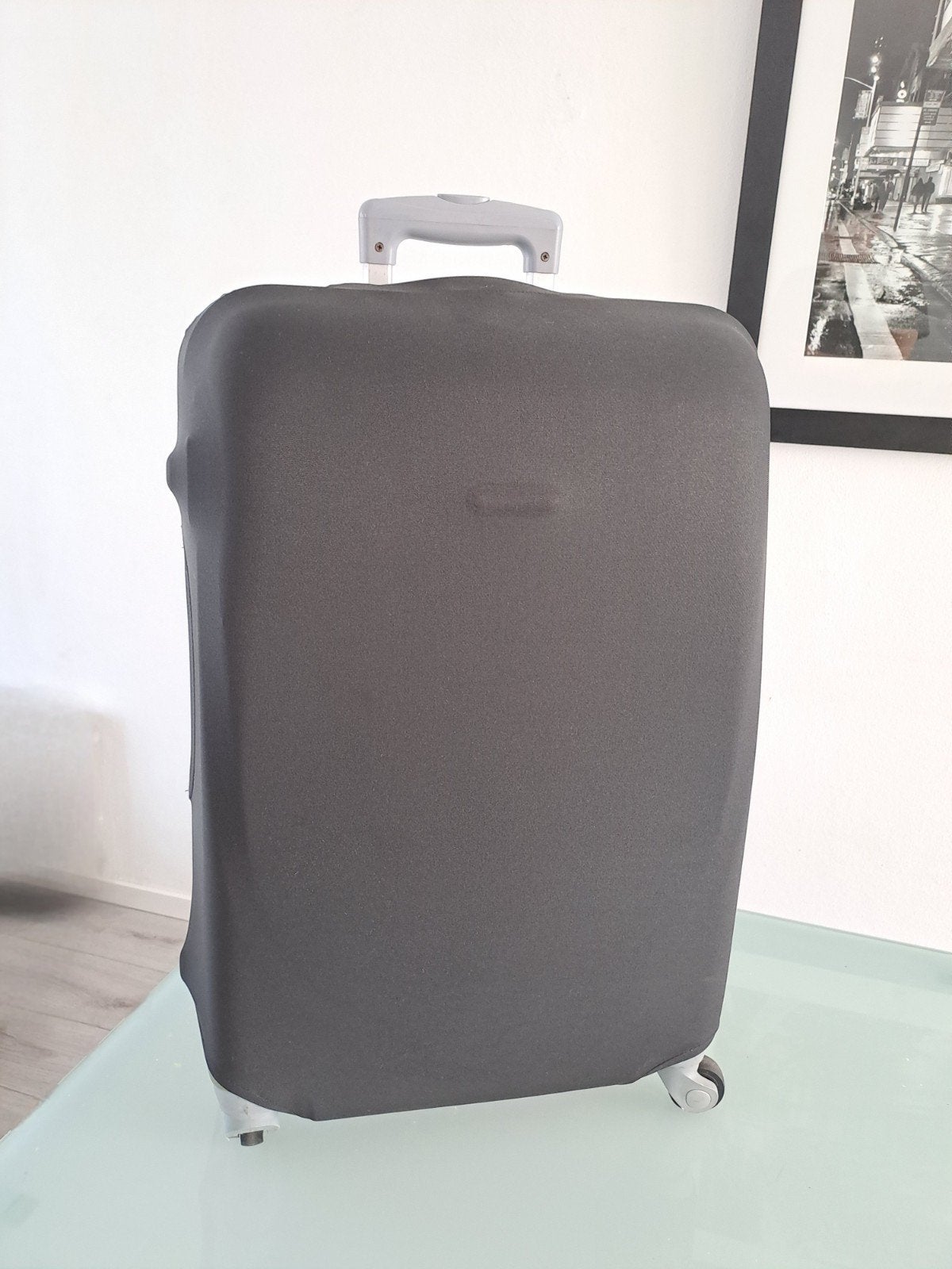 Alexander Koffer Medium Hard - Shell Suitcase + New Cover, Ophalen, Gebruikt, 20 tot 30 cm, Beige