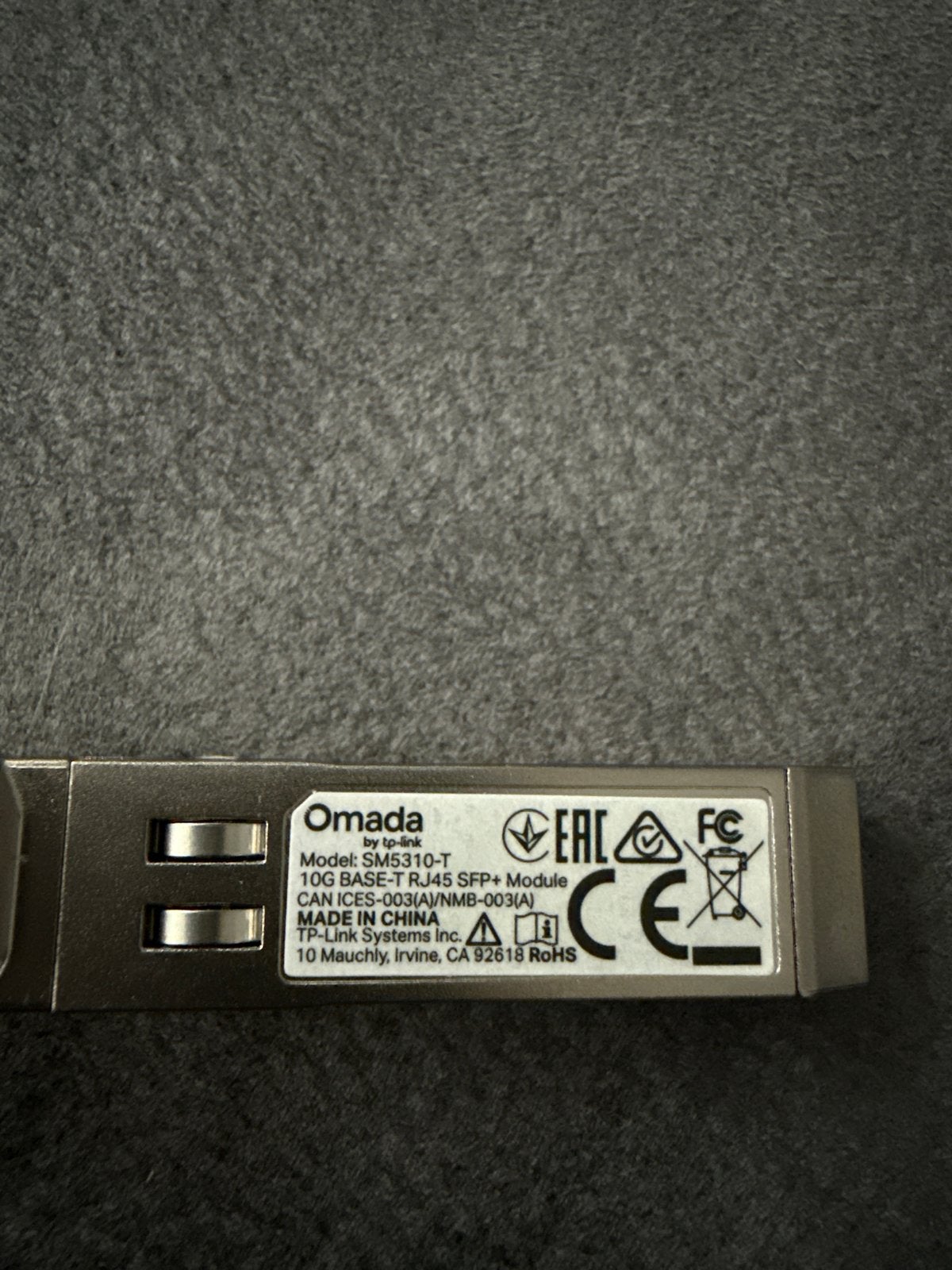 TP-Link Omada SM5310-T 10G BASE-T RJ45 SFP+ Module, Ophalen of Verzenden, Zo goed als nieuw, Extern
