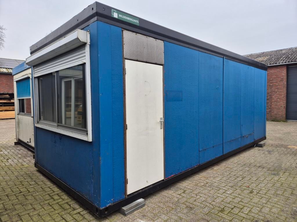 3x7m kantoorunit bouwkeet container unit woonunit, Ophalen