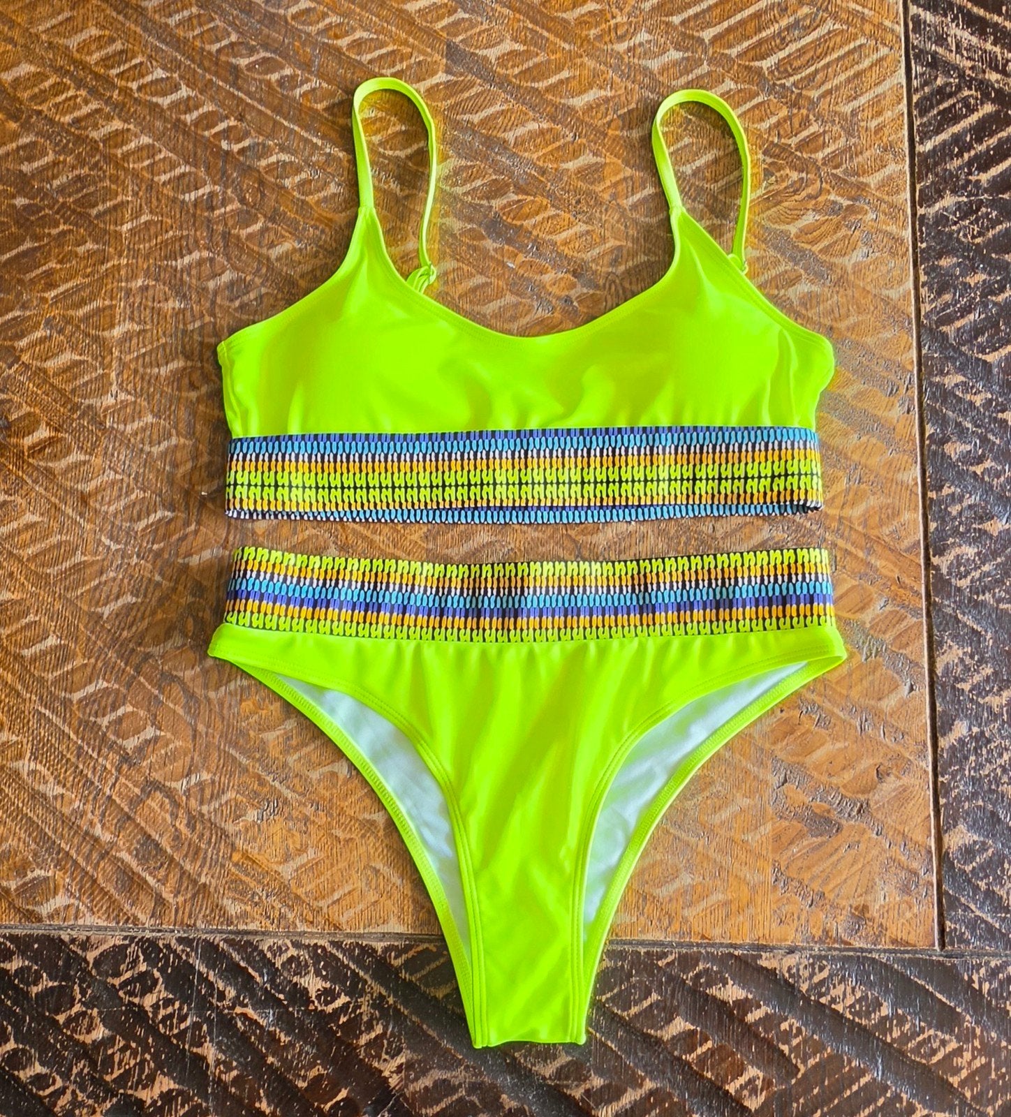bikini neon geel, Ophalen, Nieuw, Geel, Bikini